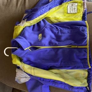 Child’s north face jacket 2-1